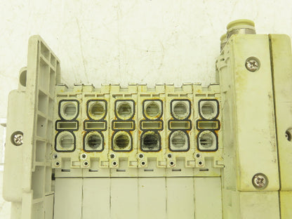 SMC SS5Q23-06SDQ-D-00T Pneumatic Manifold Devicenet 6 Station DIN mounted