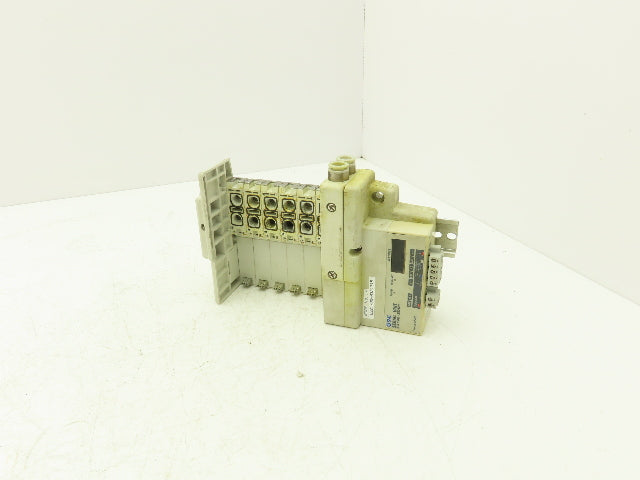 SMC SS5Q23-06SDQ-D-00T Pneumatic Manifold Devicenet 6 Station DIN mounted