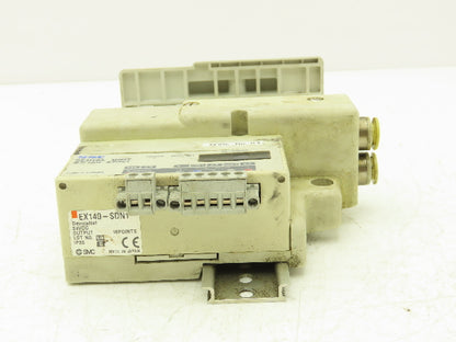 SMC SS5Q23-06SDQ-D-00T Pneumatic Manifold Devicenet 6 Station DIN mounted