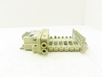 SMC SS5Q23-06SDQ-D-00T Pneumatic Manifold Devicenet 6 Station DIN mounted