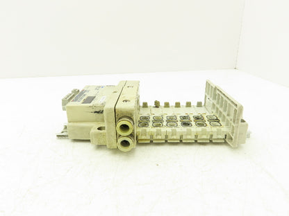 SMC SS5Q23-06SDQ-D-00T Pneumatic Manifold Devicenet 6 Station DIN mounted