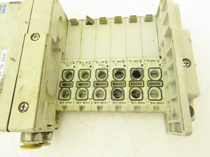 SMC SS5Q23-06SDQ-D-00T Pneumatic Manifold Devicenet 6 Station DIN mounted