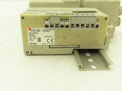 SMC SS5Q23-06SDQ-D-00T Pneumatic Manifold Devicenet 6 Station DIN mounted