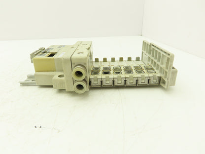 SMC SS5Q23-06SDQ-D-00T Pneumatic Manifold Devicenet 6 Station DIN mounted