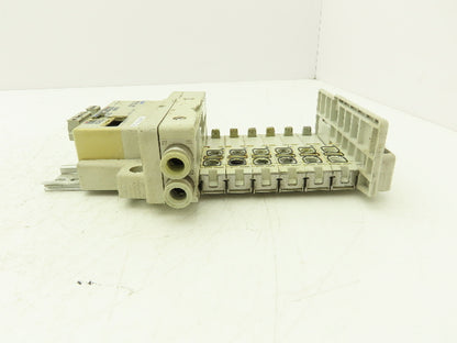 SMC SS5Q23-06SDQ-D-00T Pneumatic Manifold Devicenet 6 Station DIN mounted