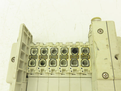 SMC SS5Q23-06SDQ-D-00T Pneumatic Manifold Devicenet 6 Station DIN mounted