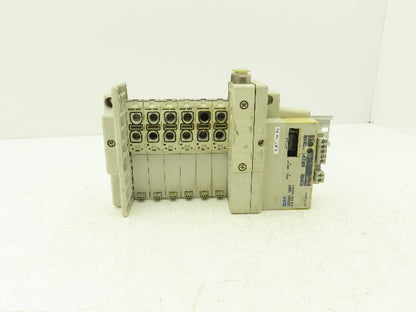 SMC SS5Q23-06SDQ-D-00T Pneumatic Manifold Devicenet 6 Station DIN mounted