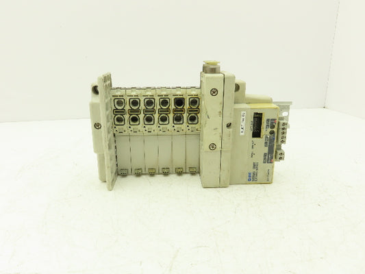 SMC SS5Q23-06SDQ-D-00T Pneumatic Manifold Devicenet 6 Station DIN mounted