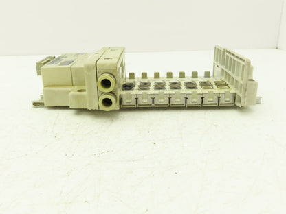 SMC SS5Q23-07SDQ-D-00T Pneumatic Manifold Devicenet 7 Station DIN mounted
