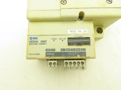 SMC SS5Q23-08SDQ-D-00T Pneumatic Manifold Devicenet 8 Station DIN mounted