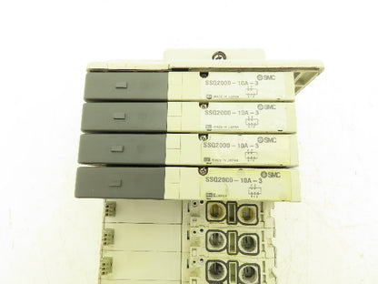 SMC SS5Q23-08SDQ-D-00T Pneumatic Manifold Devicenet 8 Station DIN mounted