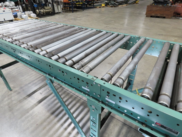 Roach 36"x 16' Live Roller Conveyor 33"BF Line Shaft O-Ring Drive 94fpm 460V 3PH