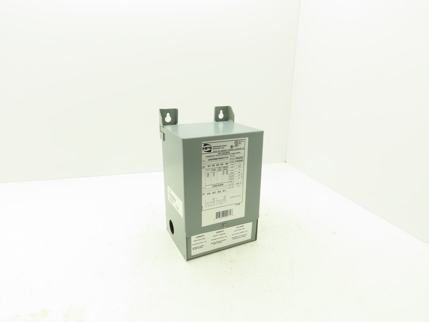 Hammond HPS Fortress C1F002WES Transformer 2kva 120/208/240/277V 1PH 3R