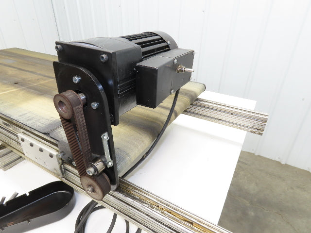 Dorner 2200 Series 21"W x 54"L Flat Belt Conveyor 115V 1PH End Drive 42fpm 530mm