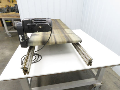 Dorner 2200 Series 21"W x 54"L Flat Belt Conveyor 115V 1PH End Drive 42fpm 530mm