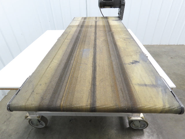 Dorner 2200 Series 21"W x 54"L Flat Belt Conveyor 115V 1PH End Drive 42fpm 530mm