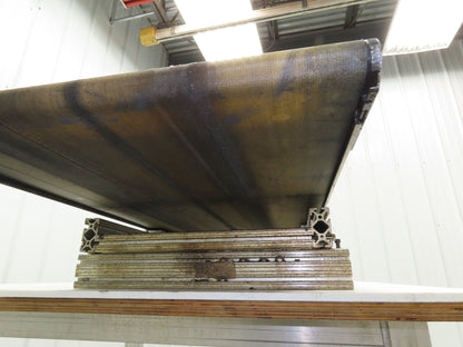 Dorner 2200 Series 21"W x 54"L Flat Belt Conveyor 115V 1PH End Drive 42fpm 530mm