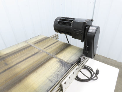 Dorner 2200 Series 21"W x 54"L Flat Belt Conveyor 115V 1PH End Drive 42fpm 530mm