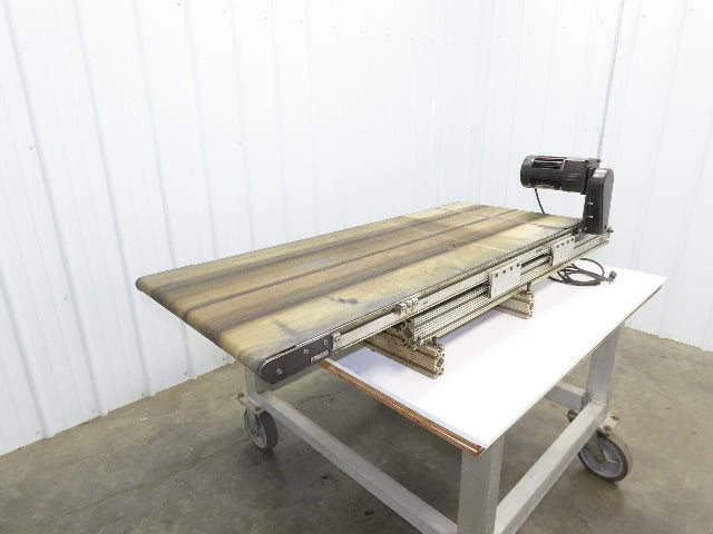 Dorner 2200 Series 21"W x 54"L Flat Belt Conveyor 115V 1PH End Drive 42fpm 530mm