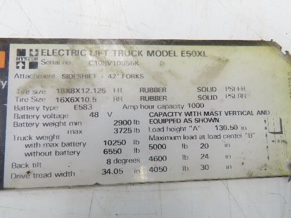 Hyster 325007 E50XL Tilt Cylinder From E50XL Forklift 2.5" Bore ~4" Stroke