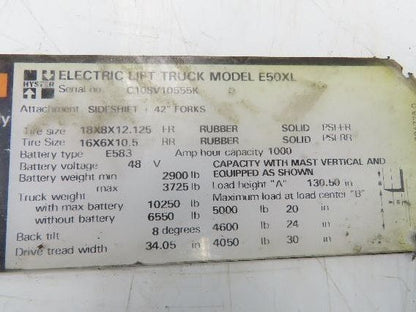 Hyster 325007 E50XL Tilt Cylinder From E50XL Forklift 2.5" Bore ~4" Stroke