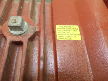 Textron Cone Drive UU60-120 Double Reduction Gearbox 625:1 Speed Reducer 2.88RPM