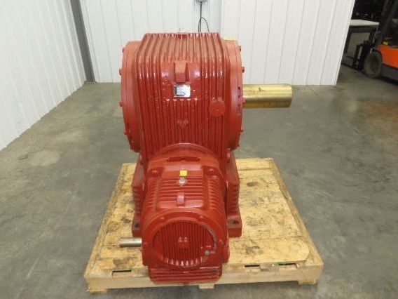Textron Cone Drive UU60-120 Double Reduction Gearbox 625:1 Speed Reducer 2.88RPM