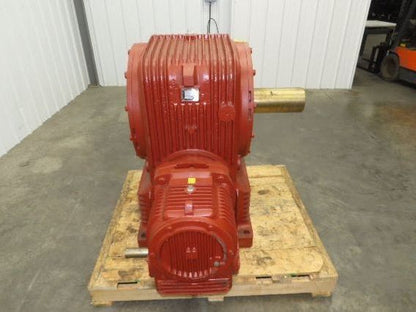 Textron Cone Drive UU60-120 Double Reduction Gearbox 625:1 Speed Reducer 2.88RPM