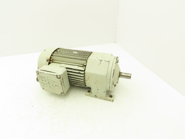 SEW Eurodrive R32DT80N4 Inline Gear Motor 4.5:1 Reducer 1Hp 230/460V 3Ph 374 RPM