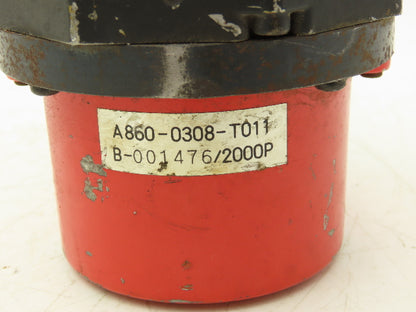 Fanuc A-601343 AC Servo Motor 90v 2000rpm 2Nm A860-0308-T011 Encoder