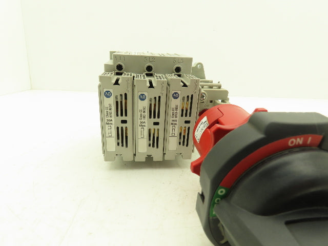 Allen Bradley 194R-C30-1753 Fused Disconnect Switch 3-Pole 30A 600VAC Ser A