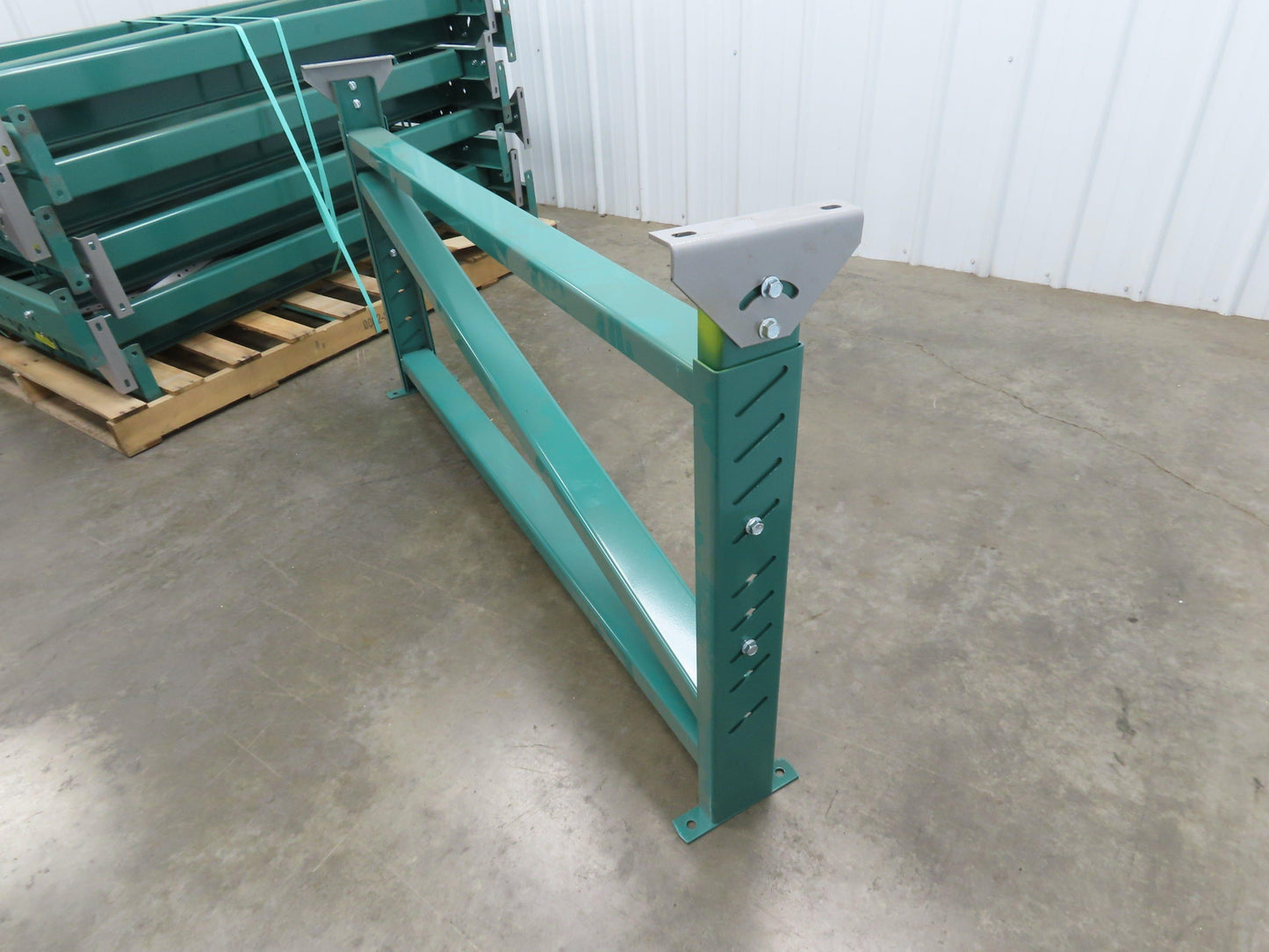 Roach 60"W Pallet Conveyor Leg Floor Support Adj Height 32"-53" Heavy Duty