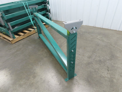 Roach 60"W Pallet Conveyor Leg Floor Support Adj Height 32"-53" Heavy Duty
