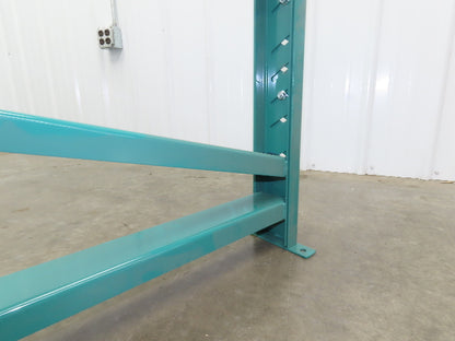 Roach 60"W Pallet Conveyor Leg Floor Support Adj Height 32"-53" Heavy Duty