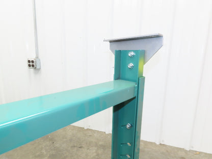 Roach 60"W Pallet Conveyor Leg Floor Support Adj Height 32"-53" Heavy Duty