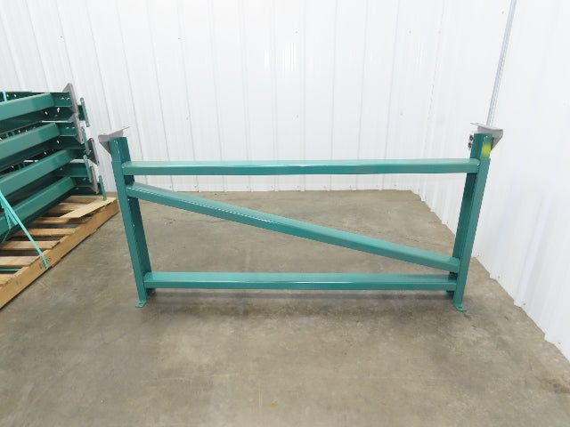 Roach 60"W Pallet Conveyor Leg Floor Support Adj Height 32"-53" Heavy Duty