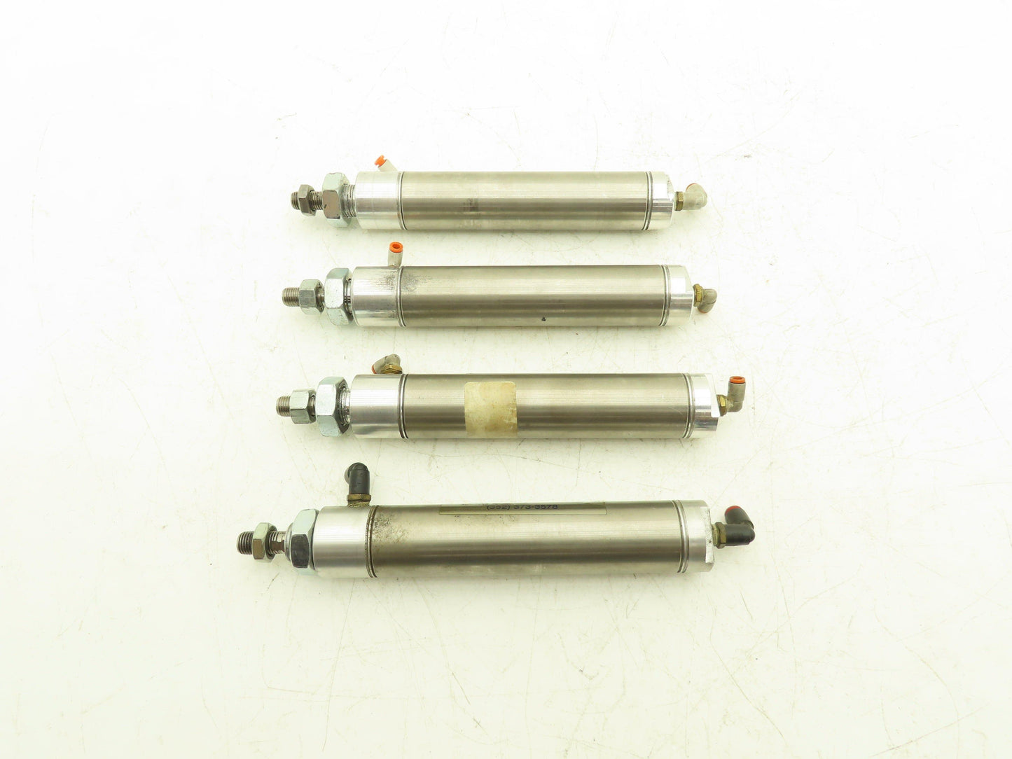Fabco-Air 25-D-4 Pneumatic Air Cylinder 1-1/4" Bore 4-1/2" Stroke  Lot of 4