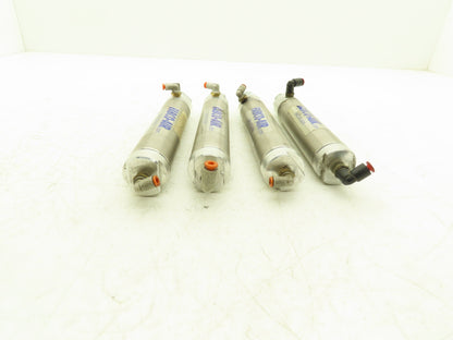 Fabco-Air 25-D-4 Pneumatic Air Cylinder 1-1/4" Bore 4-1/2" Stroke  Lot of 4