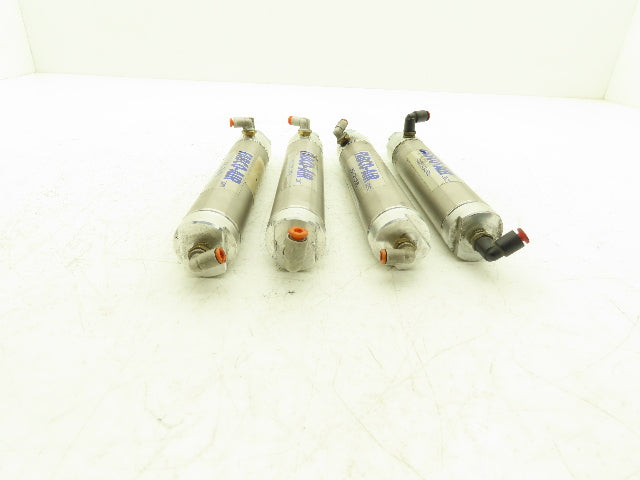 Fabco-Air 25-D-4 Pneumatic Air Cylinder 1-1/4" Bore 4-1/2" Stroke  Lot of 4