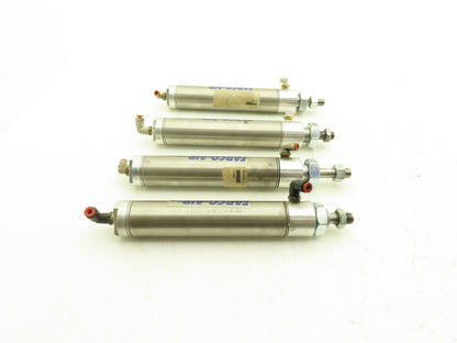 Fabco-Air 25-D-4 Pneumatic Air Cylinder 1-1/4" Bore 4-1/2" Stroke  Lot of 4