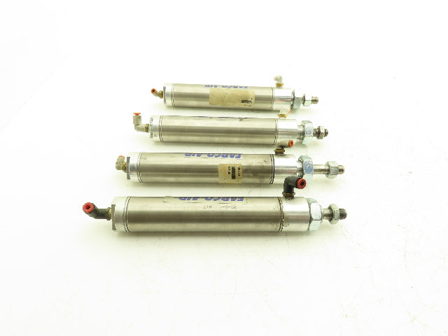 Fabco-Air 25-D-4 Pneumatic Air Cylinder 1-1/4" Bore 4-1/2" Stroke  Lot of 4