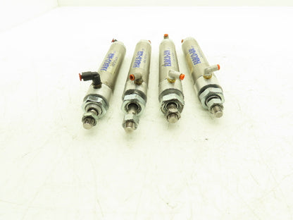 Fabco-Air 25-D-4 Pneumatic Air Cylinder 1-1/4" Bore 4-1/2" Stroke  Lot of 4