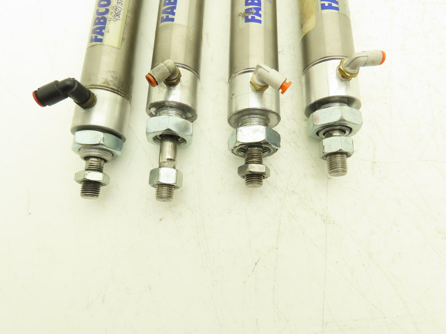 Fabco-Air 25-D-4 Pneumatic Air Cylinder 1-1/4" Bore 4-1/2" Stroke  Lot of 4