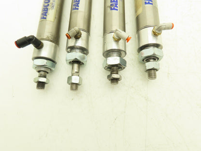 Fabco-Air 25-D-4 Pneumatic Air Cylinder 1-1/4" Bore 4-1/2" Stroke  Lot of 4