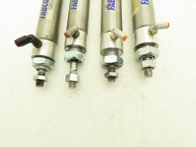 Fabco-Air 25-D-4 Pneumatic Air Cylinder 1-1/4" Bore 4-1/2" Stroke  Lot of 4