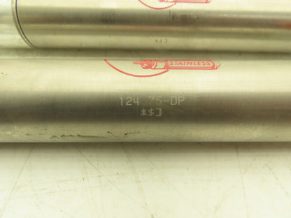 Bimba 124.75-DP Pneumatic Air Cylinder 1-1/4" Bore 4-3/4" Stroke 7/16" Rod