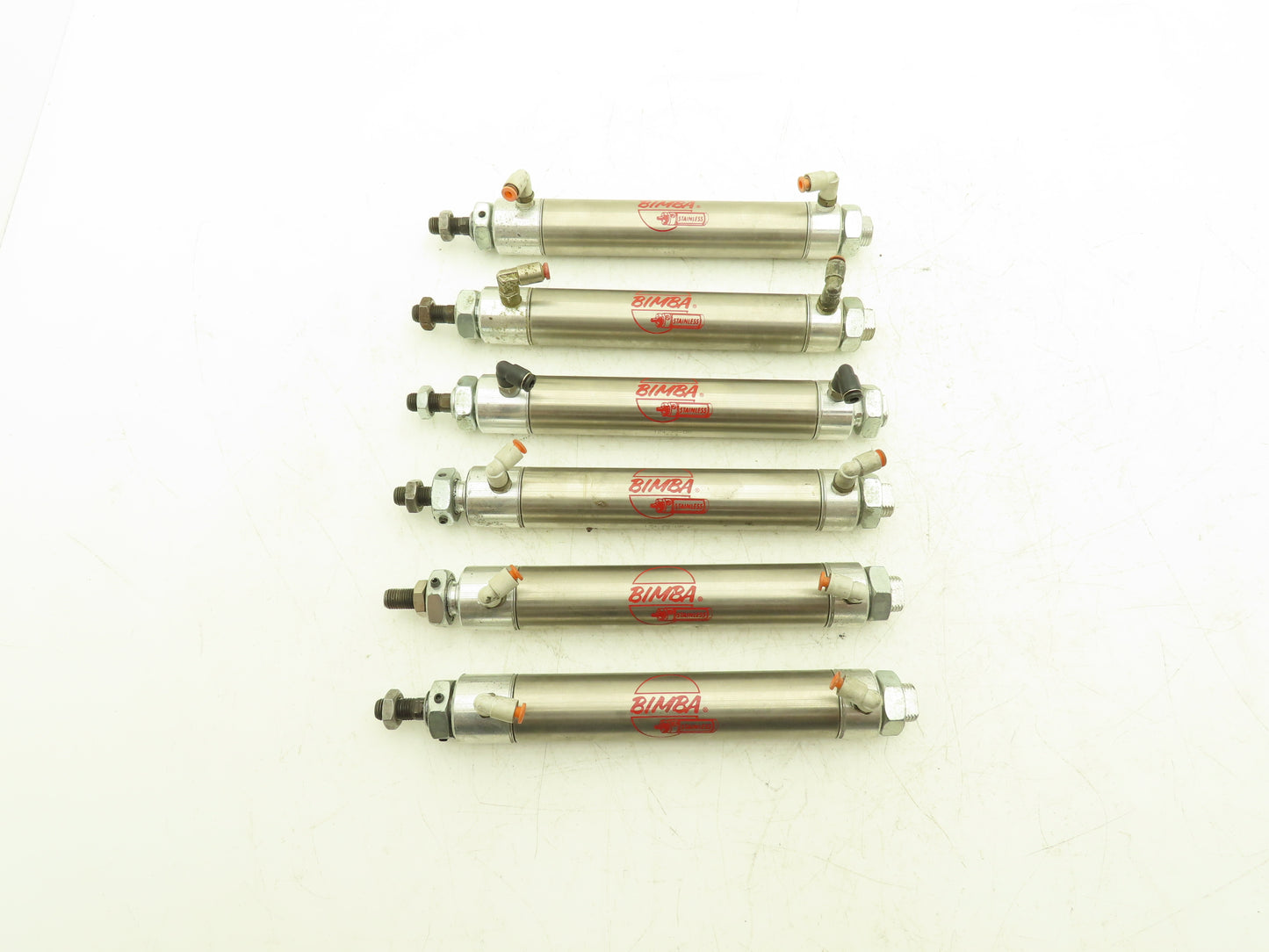 Bimba 124.75-DP Pneumatic Air Cylinder 1-1/4" Bore 4-3/4" Stroke 7/16" Rod