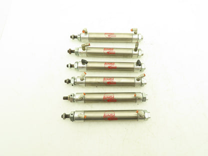 Bimba 124.75-DP Pneumatic Air Cylinder 1-1/4" Bore 4-3/4" Stroke 7/16" Rod