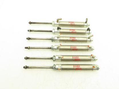 Bimba 124.75-DP Pneumatic Air Cylinder 1-1/4" Bore 4-3/4" Stroke 7/16" Rod