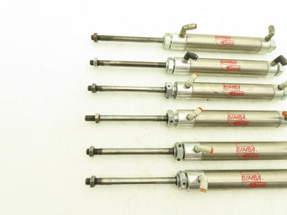 Bimba 124.75-DP Pneumatic Air Cylinder 1-1/4" Bore 4-3/4" Stroke 7/16" Rod